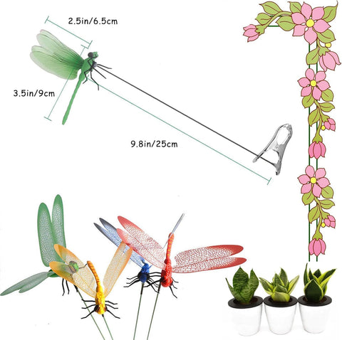 ZLMC dragonfly clip length 25cm ideal for pots and borders.
