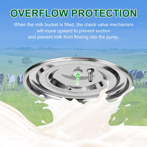 Zlshmoee automatic shutoff prevents overflow when the bucket fills