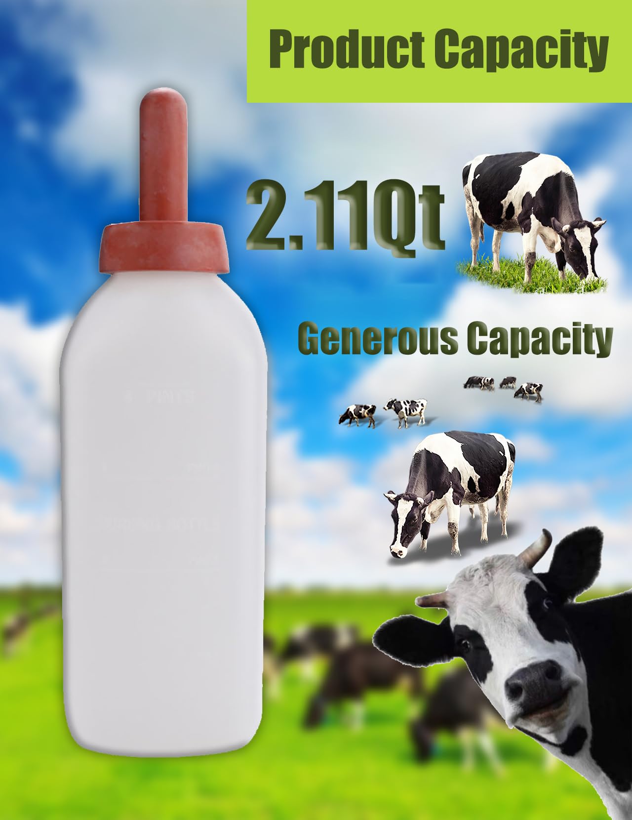ZLXHDL reinforced plastic bottle offers durable daily farm use.