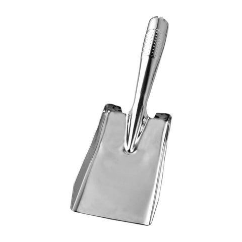 ZLZLCFZE garden shovel trowel stainless blade closeup for durable digging.