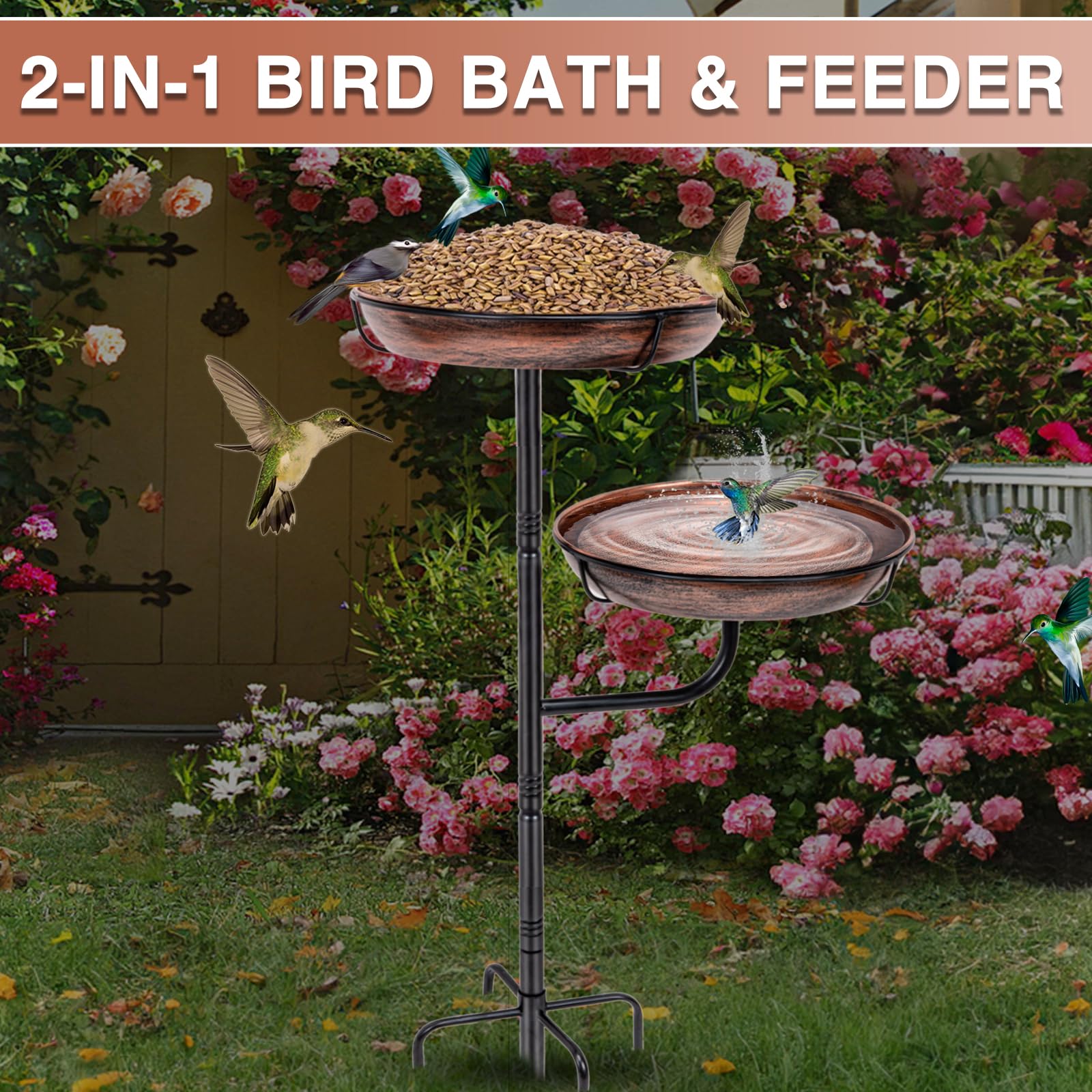 ZMCYNG supports solar fountain pair for a lively waterscape