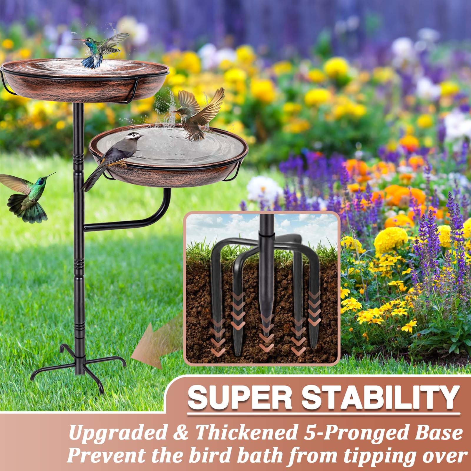 ZMCYNG upgraded 5-prong base keeps the pedestal steady