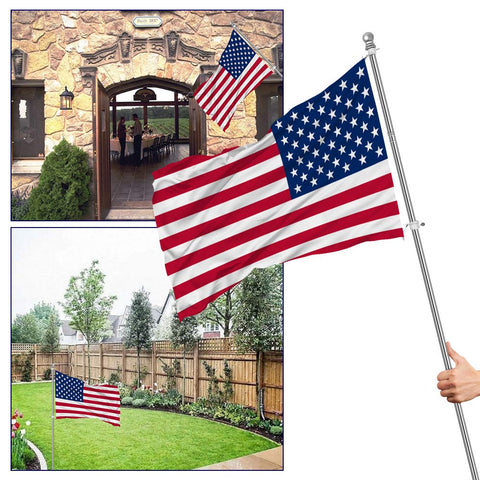 ZMTECH adjustable length accommodates multiple flag sizes