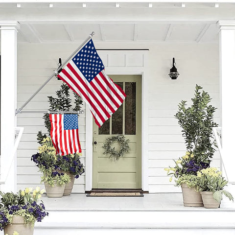 ZMTECH flag pole withstands wind and weather for stable outdoor use.