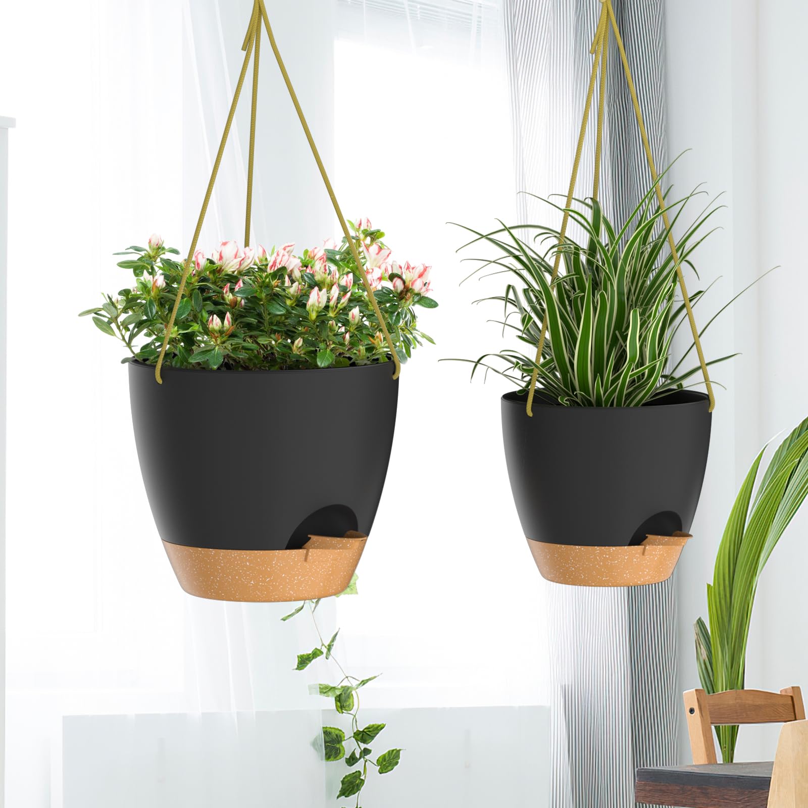 ZMTECH minimalist matte black design enhances any room or balcony.