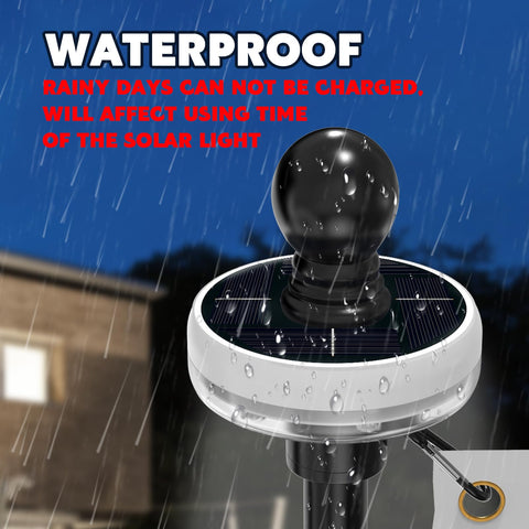 ZMTECH solar light fits flagpoles 5 to 10 ft with 1 inch diameter.