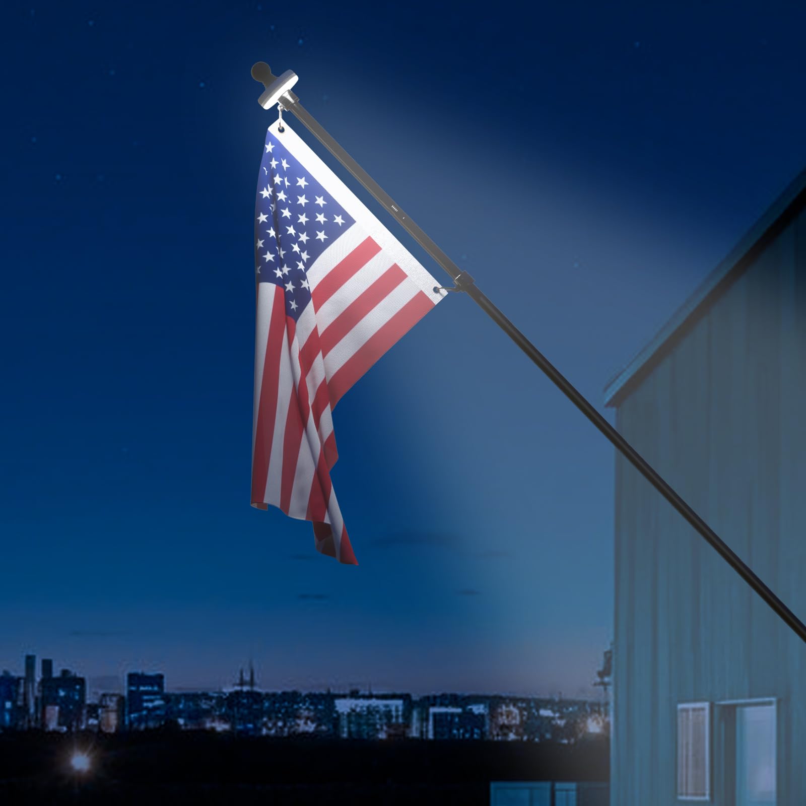 ZMTECH solar light uses solar charging for eco-friendly energy.