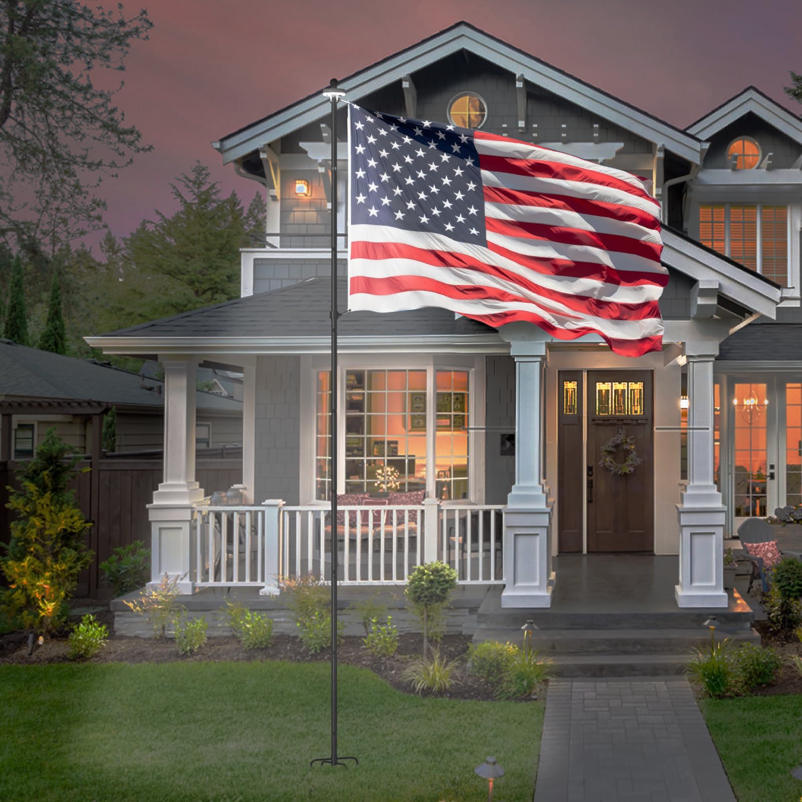 ZMTECH corrosion-resistant metal withstands wind and rain for durability.