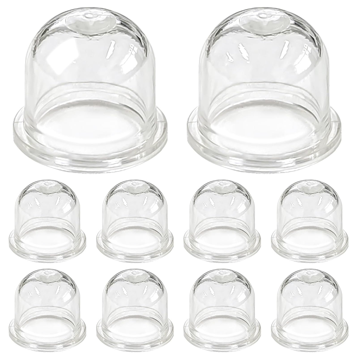 ZNBSIXP 10-pack carburetor primer bulbs for quick replacement and reliable starts.