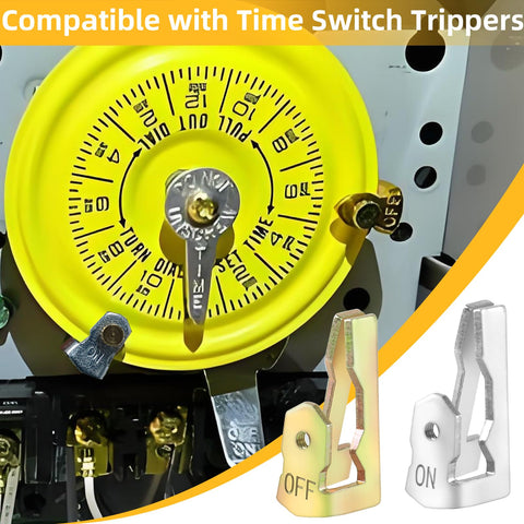Compact timer trippers sized 1.02 by 0.39 by 0.43 inches for easy handling