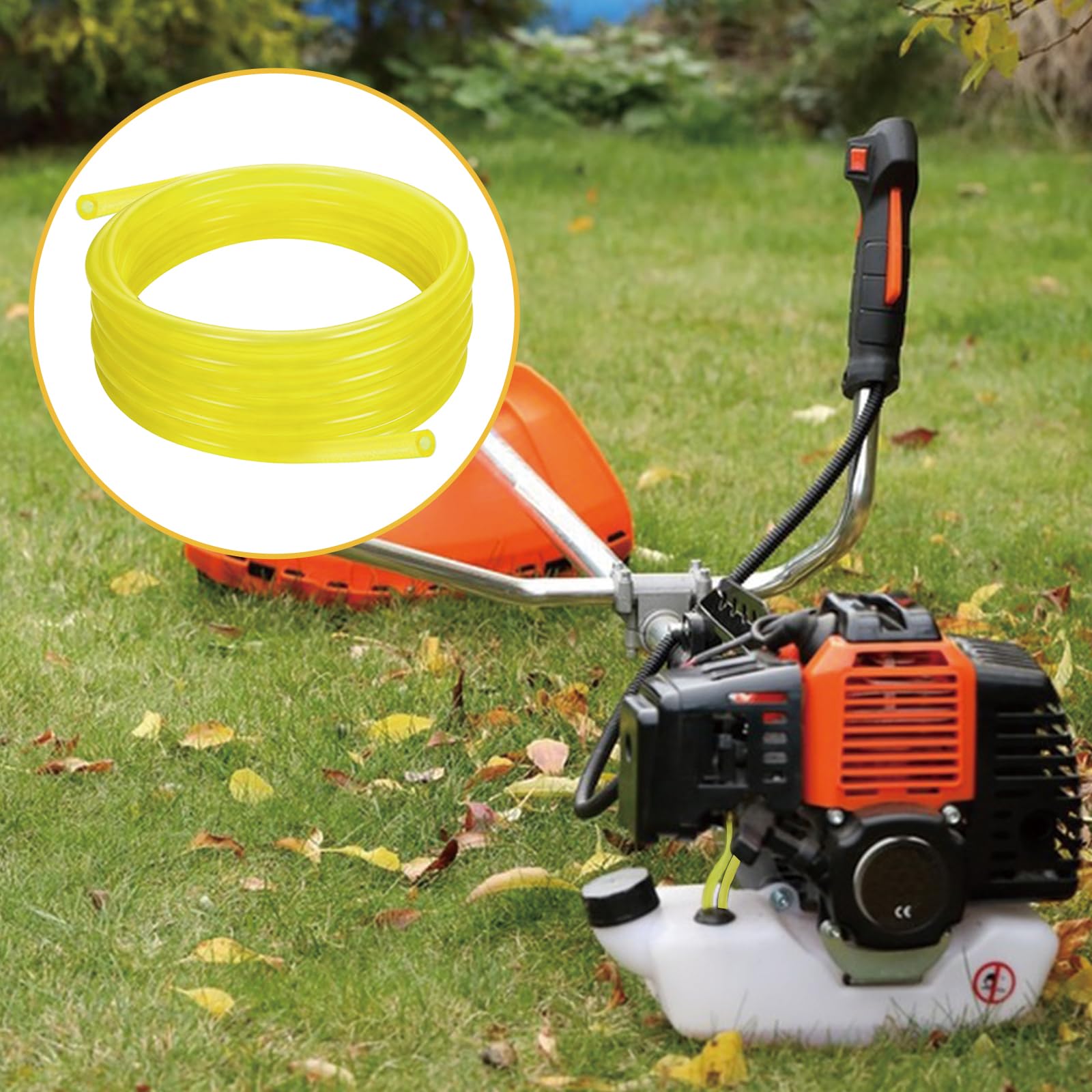 ZNBSIXP fuel line can be cut to length and attached to barbed fittings.