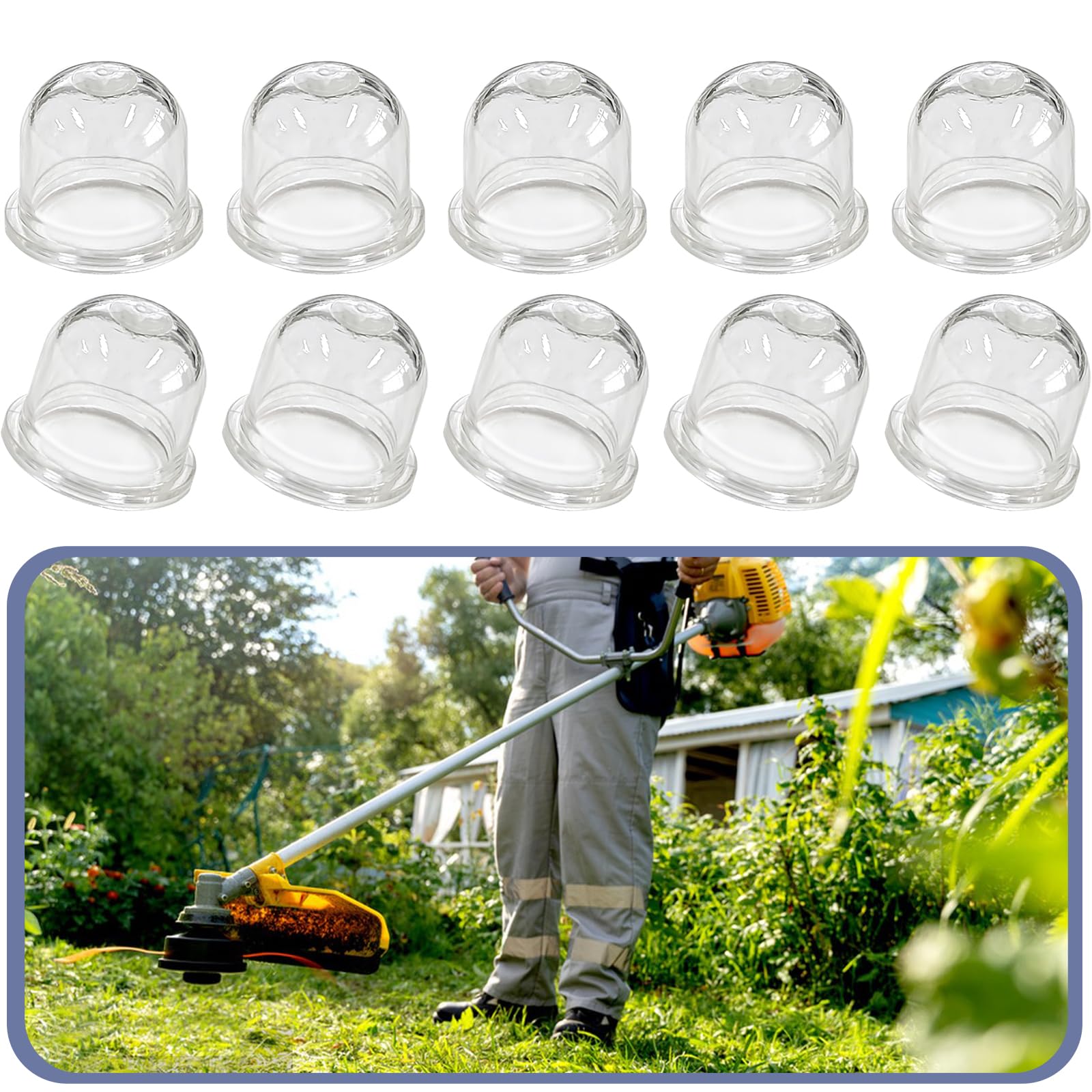 ZNBSIXP Clear body primer bulb enables easy fuel-level checking.