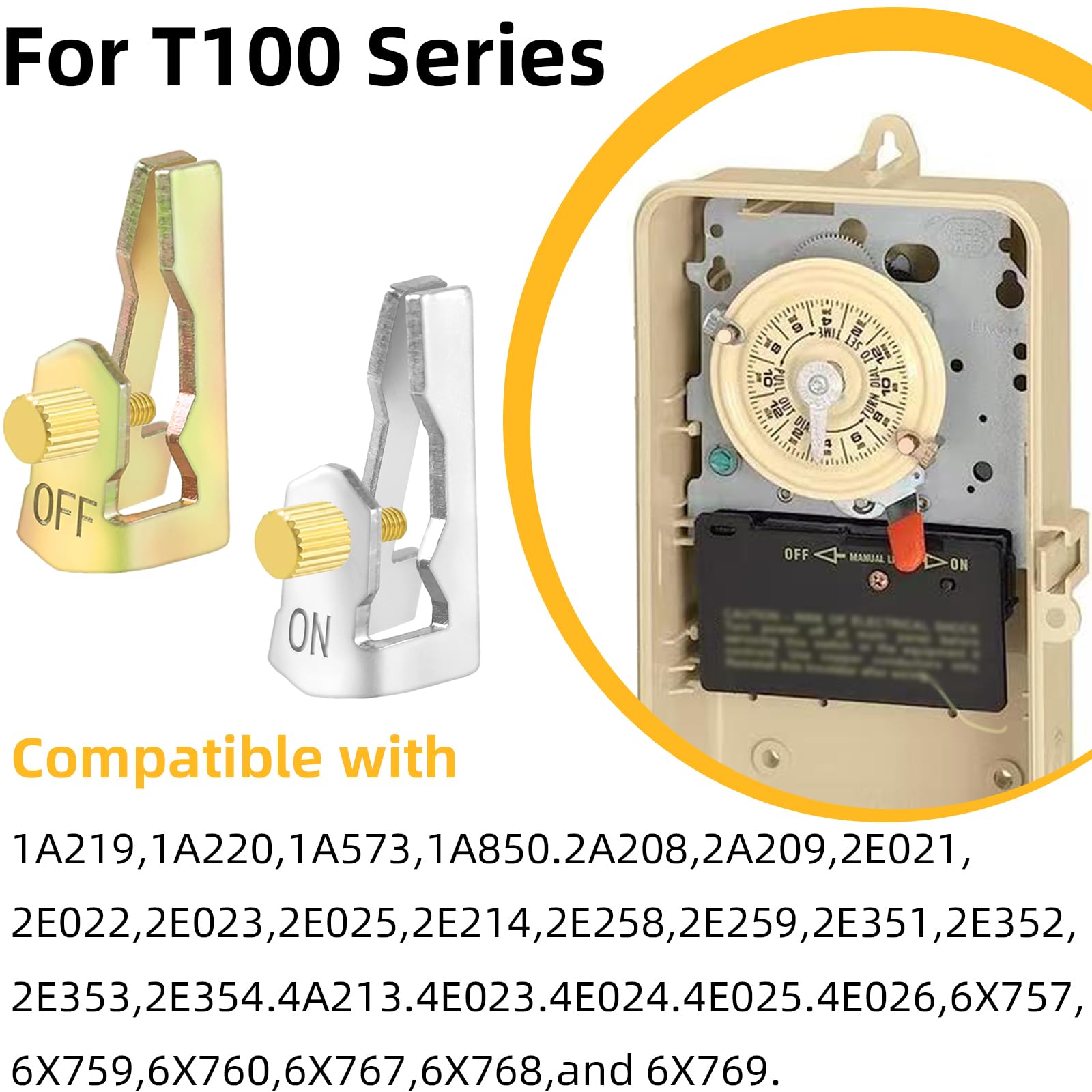 Easy installation of pool timer trippers with included screws