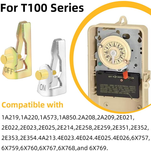 Easy installation of pool timer trippers with included screws