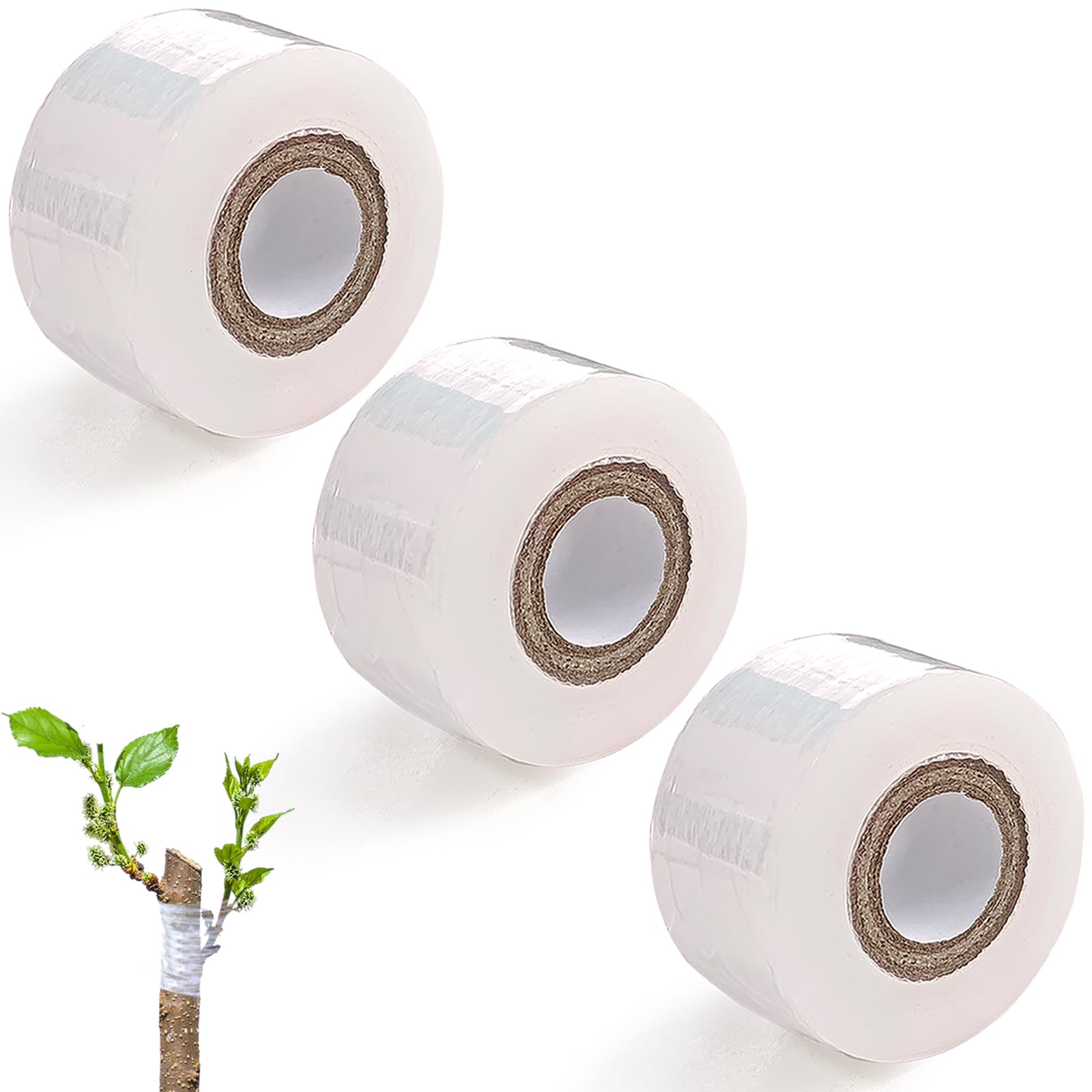 ZNBSIXP plant grafting tape roll close-up showing stretchable design for grafts.