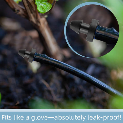 ZNBSIXP plastic plugs withstand sun and rain for outdoor irrigation.