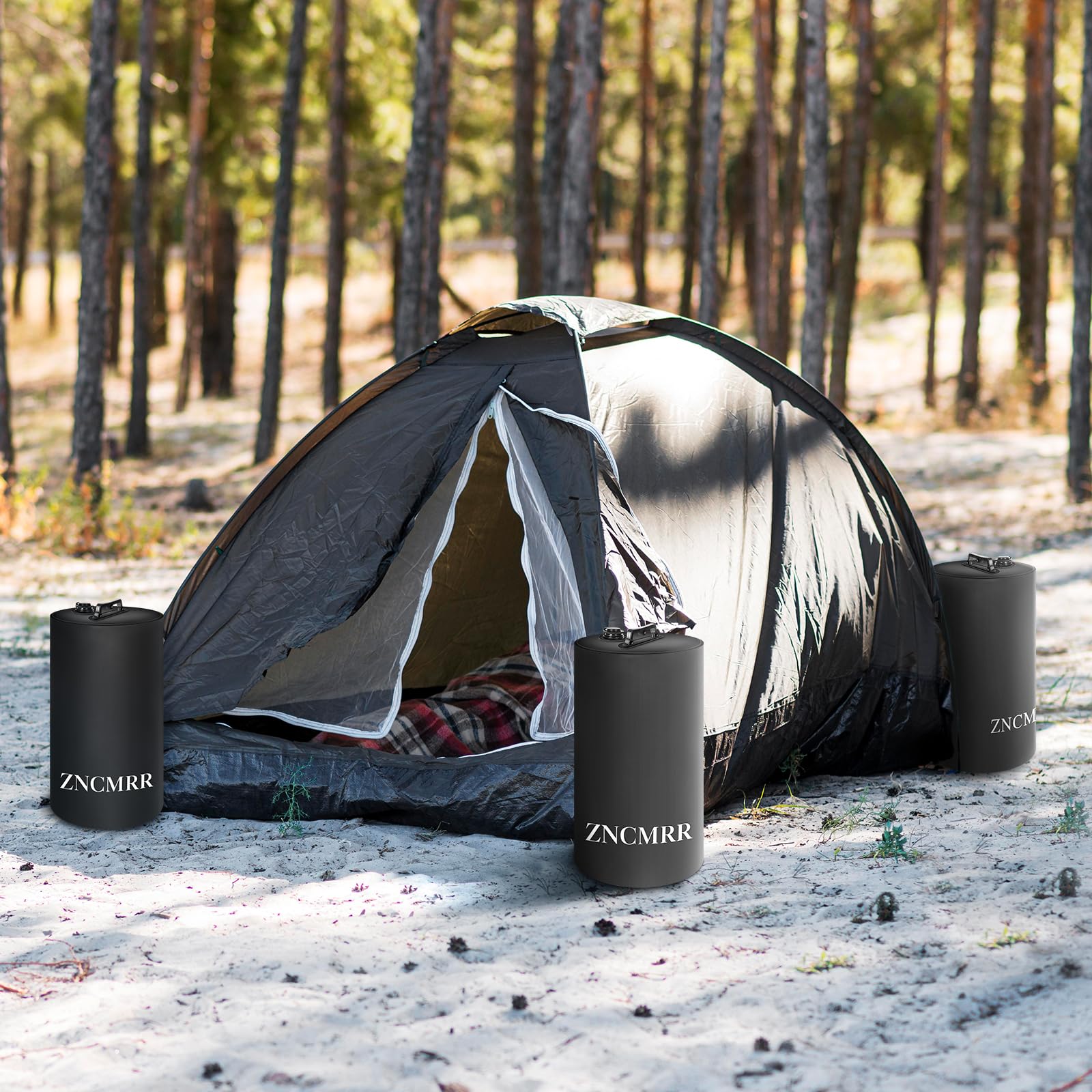 ZNCMRR leak-proof 500D PVC weights prevent leaks during transport.