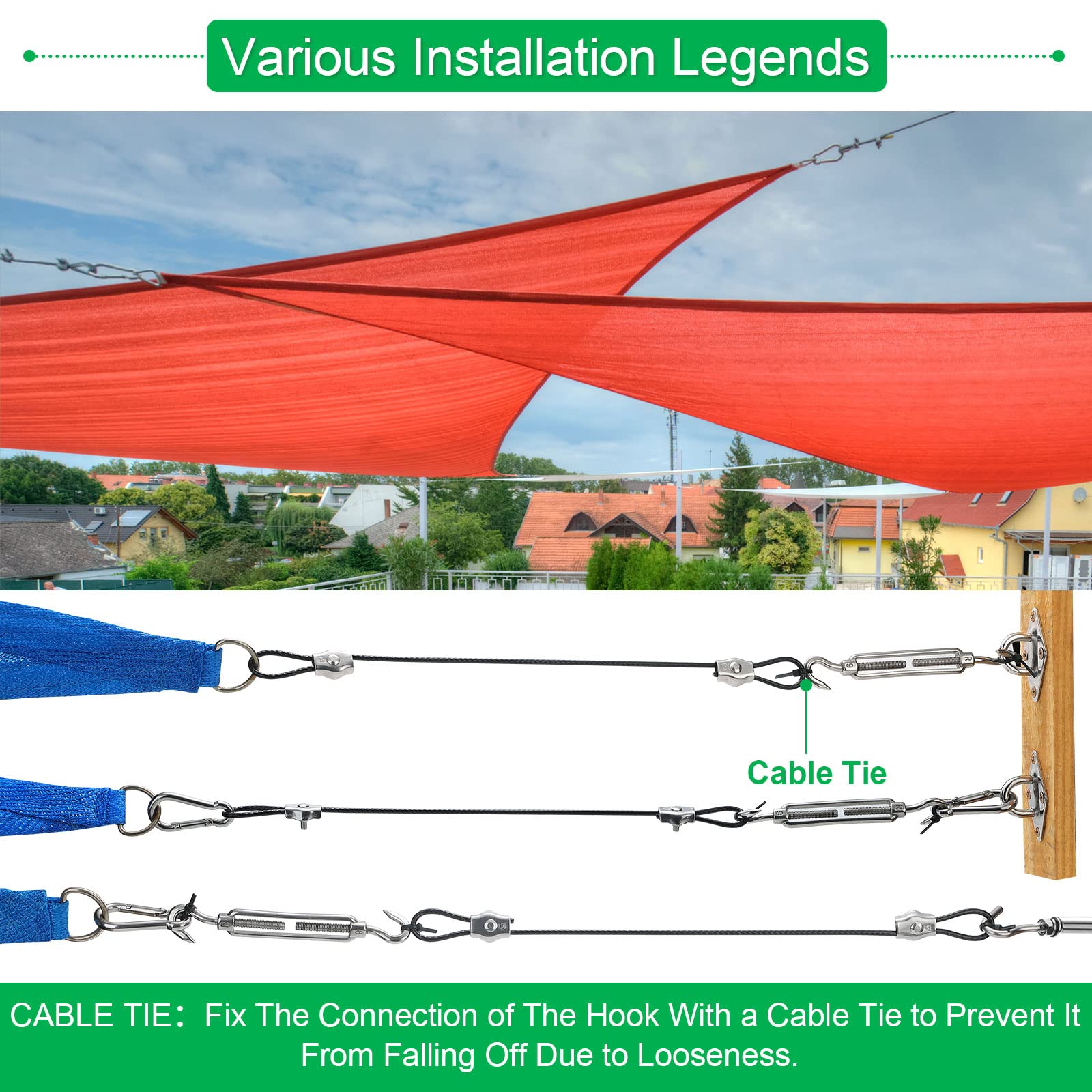 ZNELLY expansion hook and pad eye ensure secure, lasting connections.