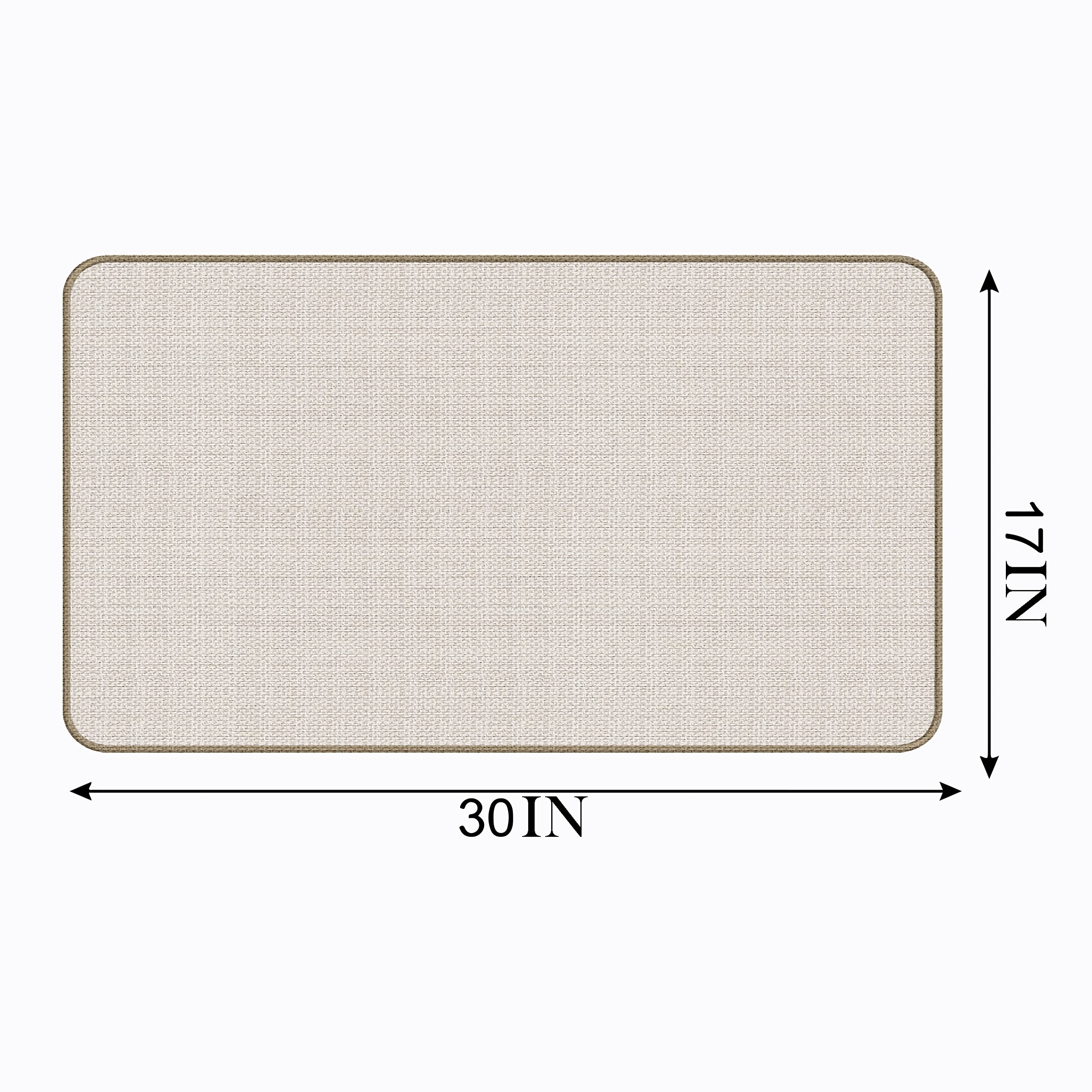 Non-slip backing keeps entry floors clean with the Bless This Home doormat