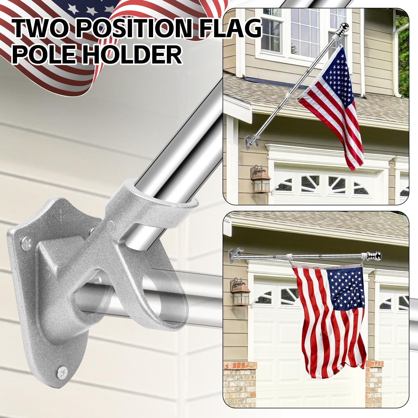 ZNNOPAX aluminum bracket mount supports horizontal or 45° mounting