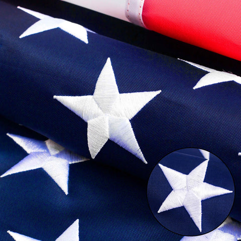 ZNNOPAX American flag 3x5 ft outdoor with durable construction for year-round display.