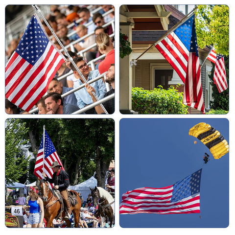 ZNNOPAX outdoor flag display kit designed for seasonal decor