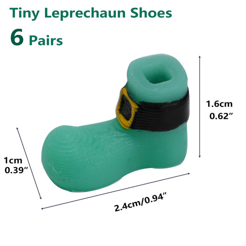 Close-up of the gold buckle on ZNTU leprechaun shoes.