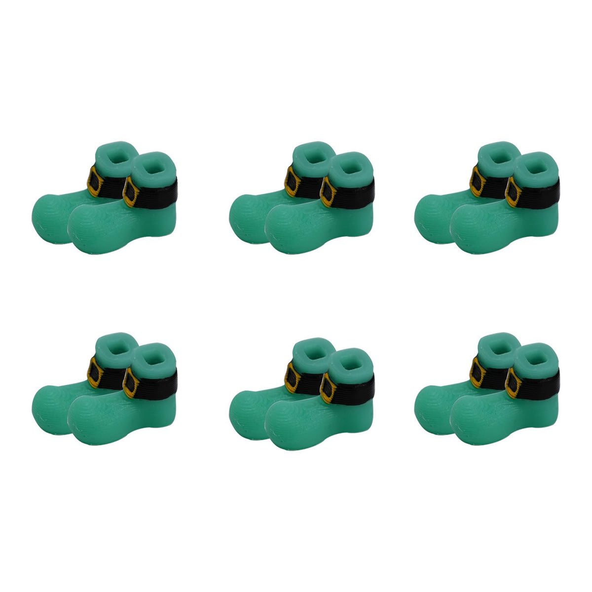 ZNTU leprechaun shoes six-pair set for decorating and gifting.