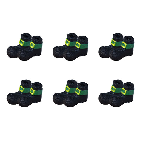 ZNTU six pairs leprechaun shoes for festive displays and DIY crafts