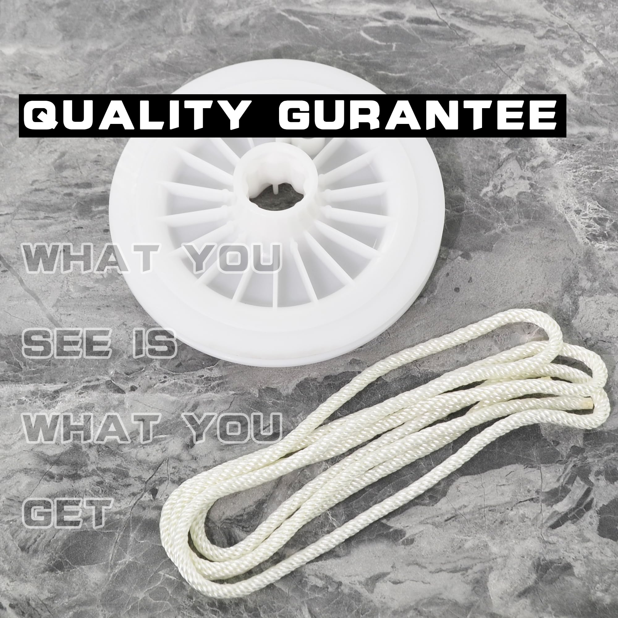 ZNTVW durable plastic pulley helps quick, reliable field repairs.