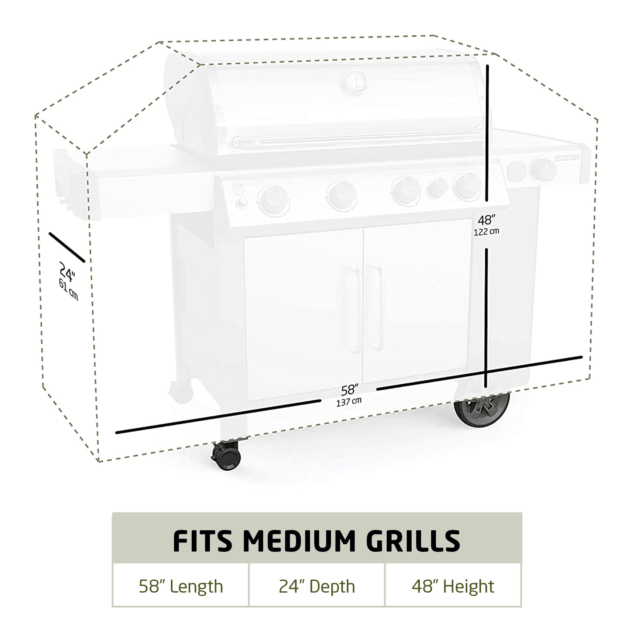 ZOBER padded handles aid easy removal from the grill