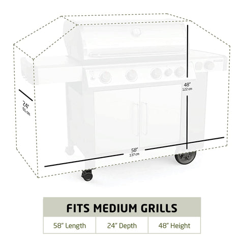 ZOBER padded handles aid easy removal from the grill