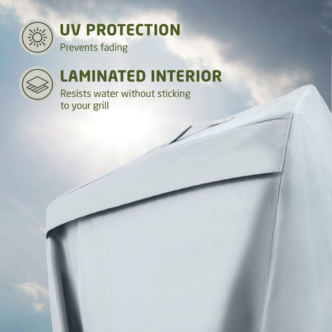 ZOBER hook-and-loop fastener keeps cover secure during gusts