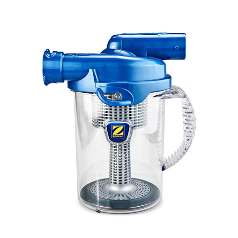 Zodiac Cyclonic Leaf Catcher ready for setup on a suction cleaner to prevent clogs