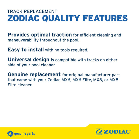 Zodiac genuine parts packaging ensuring long-lasting performance