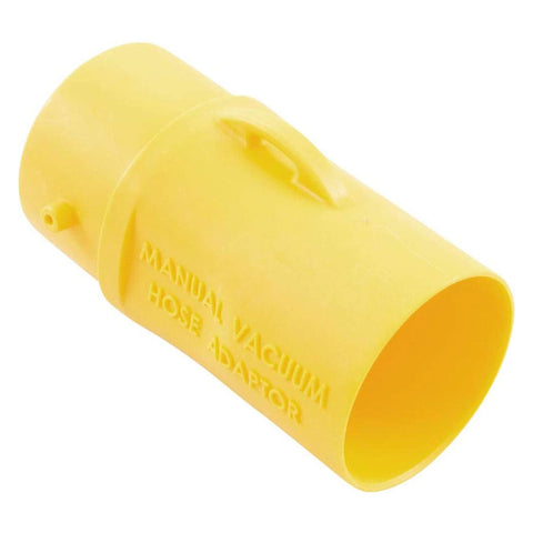 Zodiac manual vac head adapter hose enables easy attachment and flexible cleaning reach.