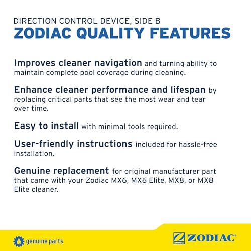 Zodiac MX8 Side B installation guide image illustrating proper integration with the cleaner.