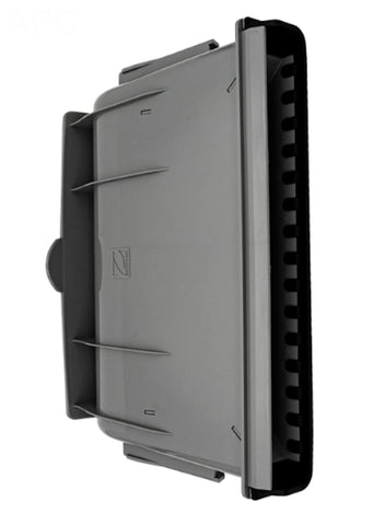 Zodiac Polaris inlet housing side view highlights compact footprint for tight installations
