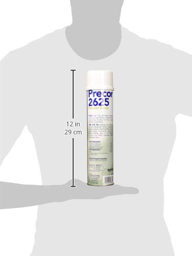 ZOECON Precor 2625 aerosol spray coverage illustrating 2625 sq ft area