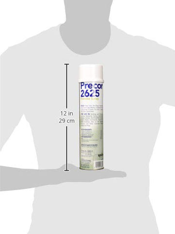 ZOECON Precor 2625 aerosol spray coverage illustrating 2625 sq ft area