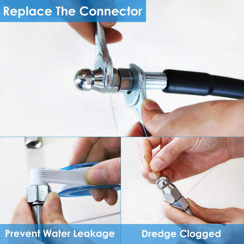 ZOFINE corner nozzle reaches bends for thorough cleaning.