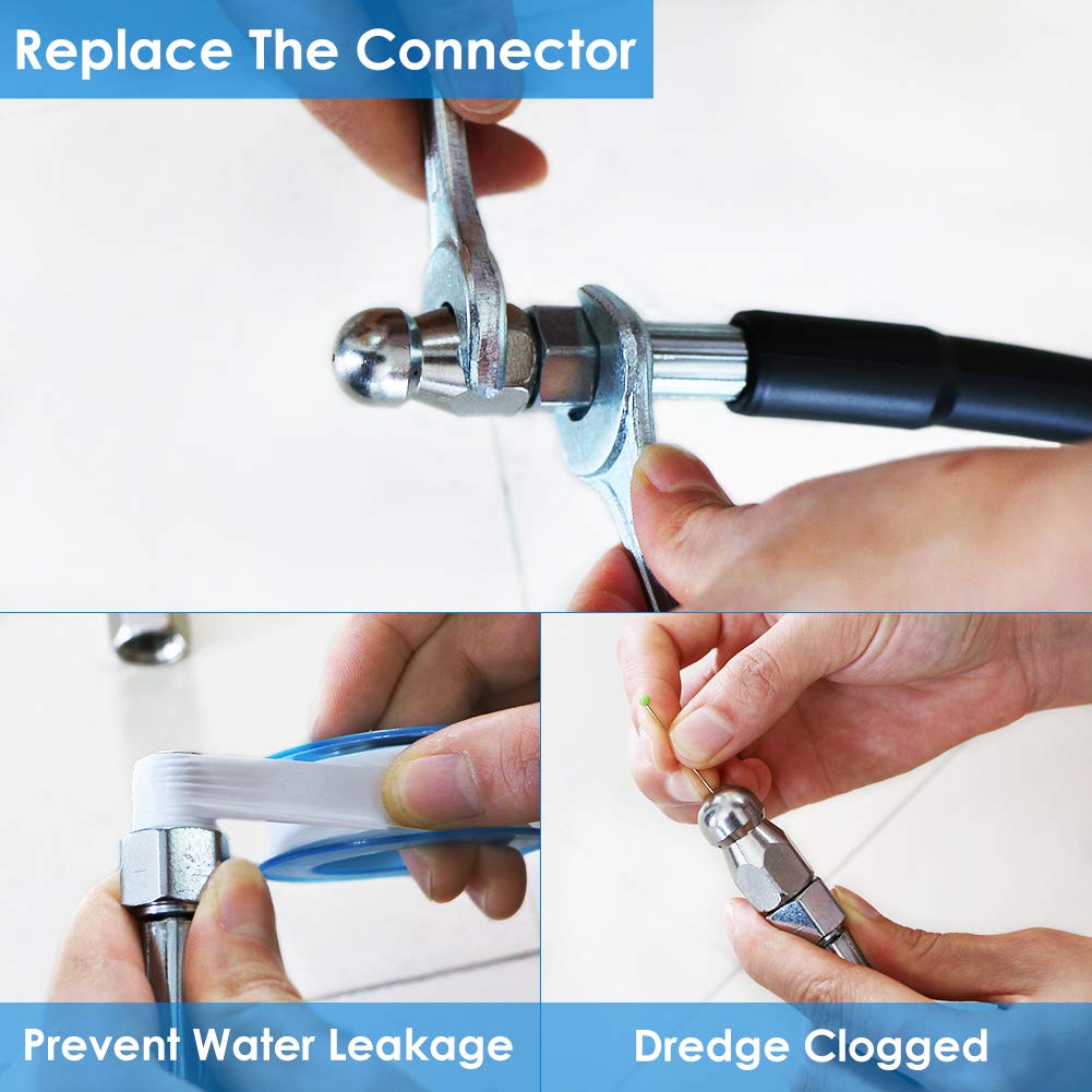 ZOFINE side-hole nozzle reaches around bends for corner access.