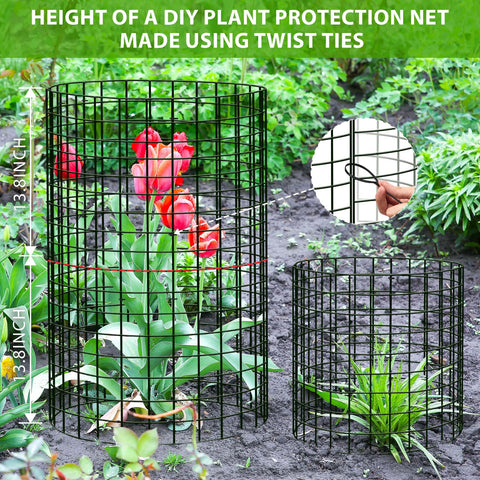 ZOKCC ground stakes secure cages firmly to soil for stable protection.