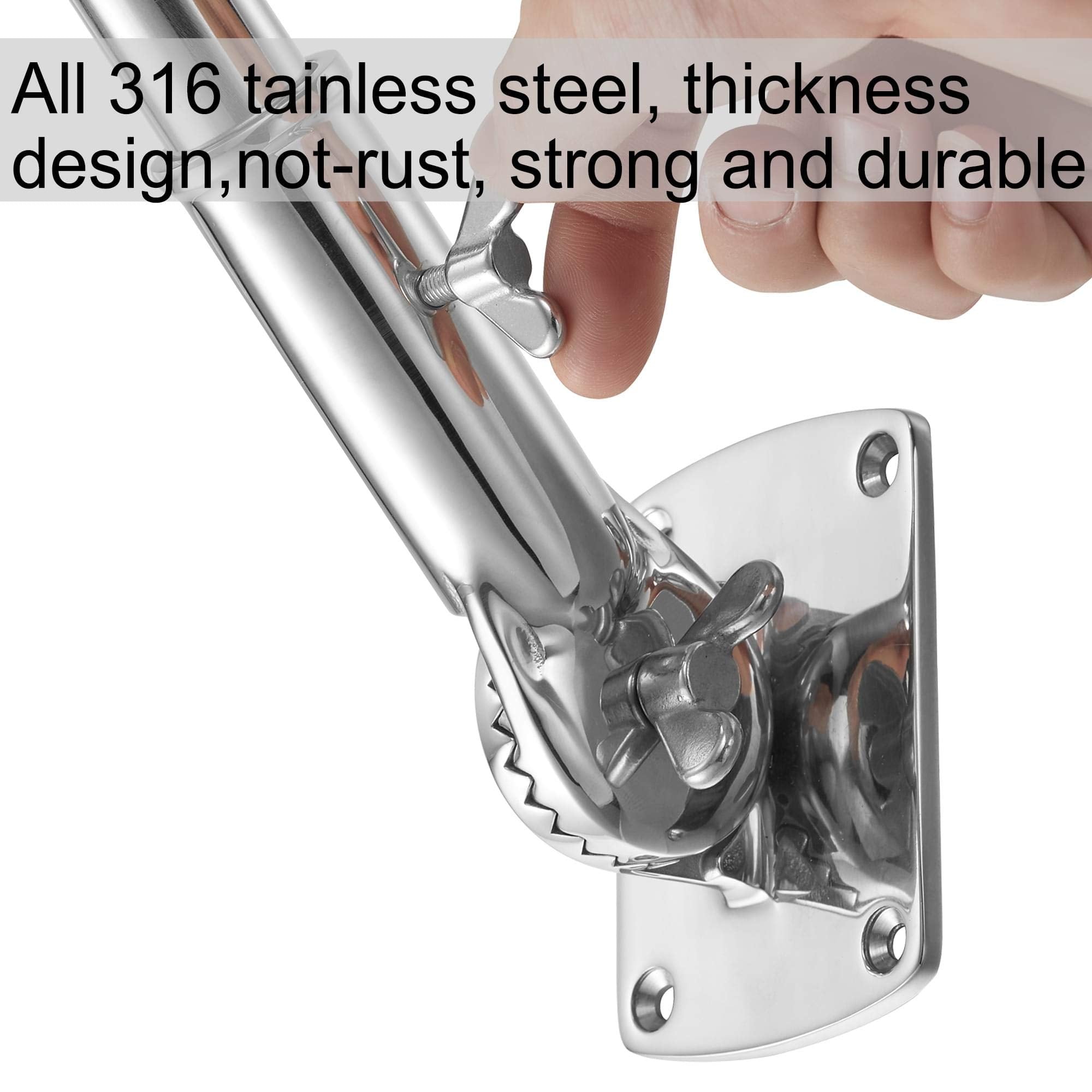Includes bolts, screws, and nuts for versatile mounting options.