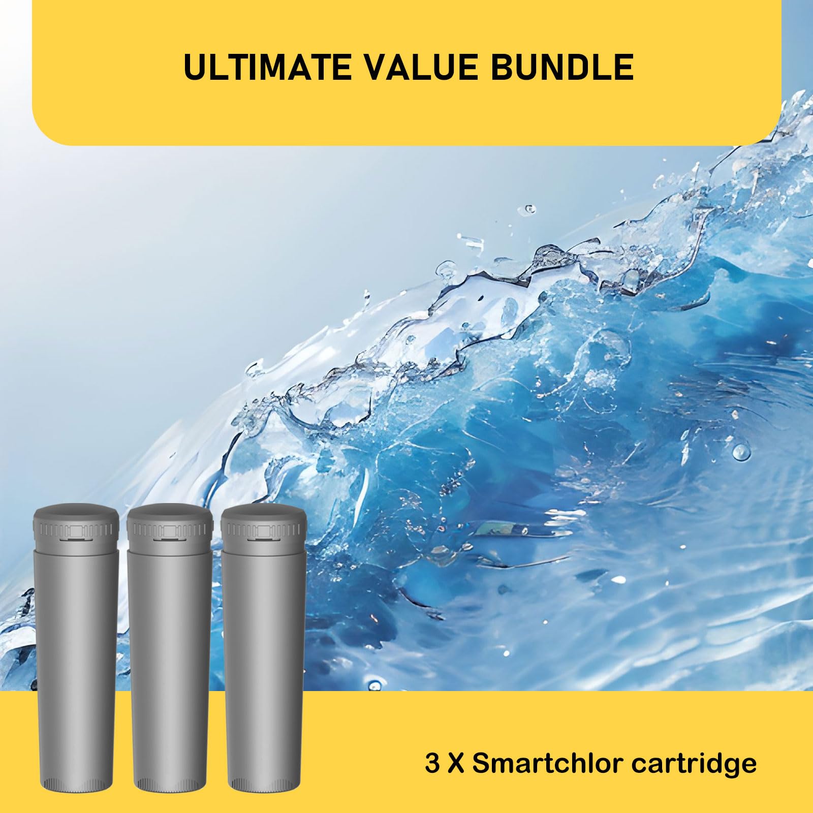 Zomixzo three-pack cartridge set highlighting value and extended spa use.