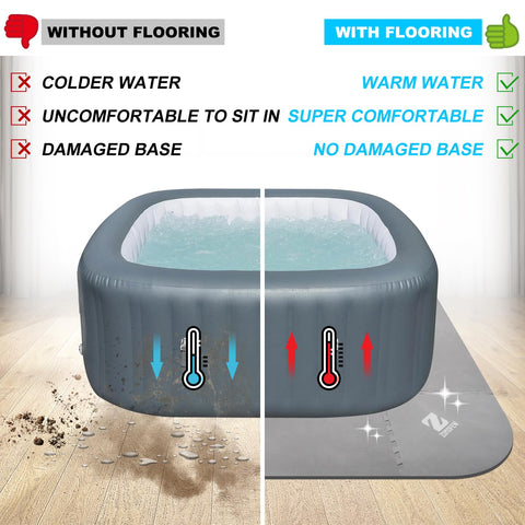 ZOMOFEW double-sided non-slip texture increases grip for safe use