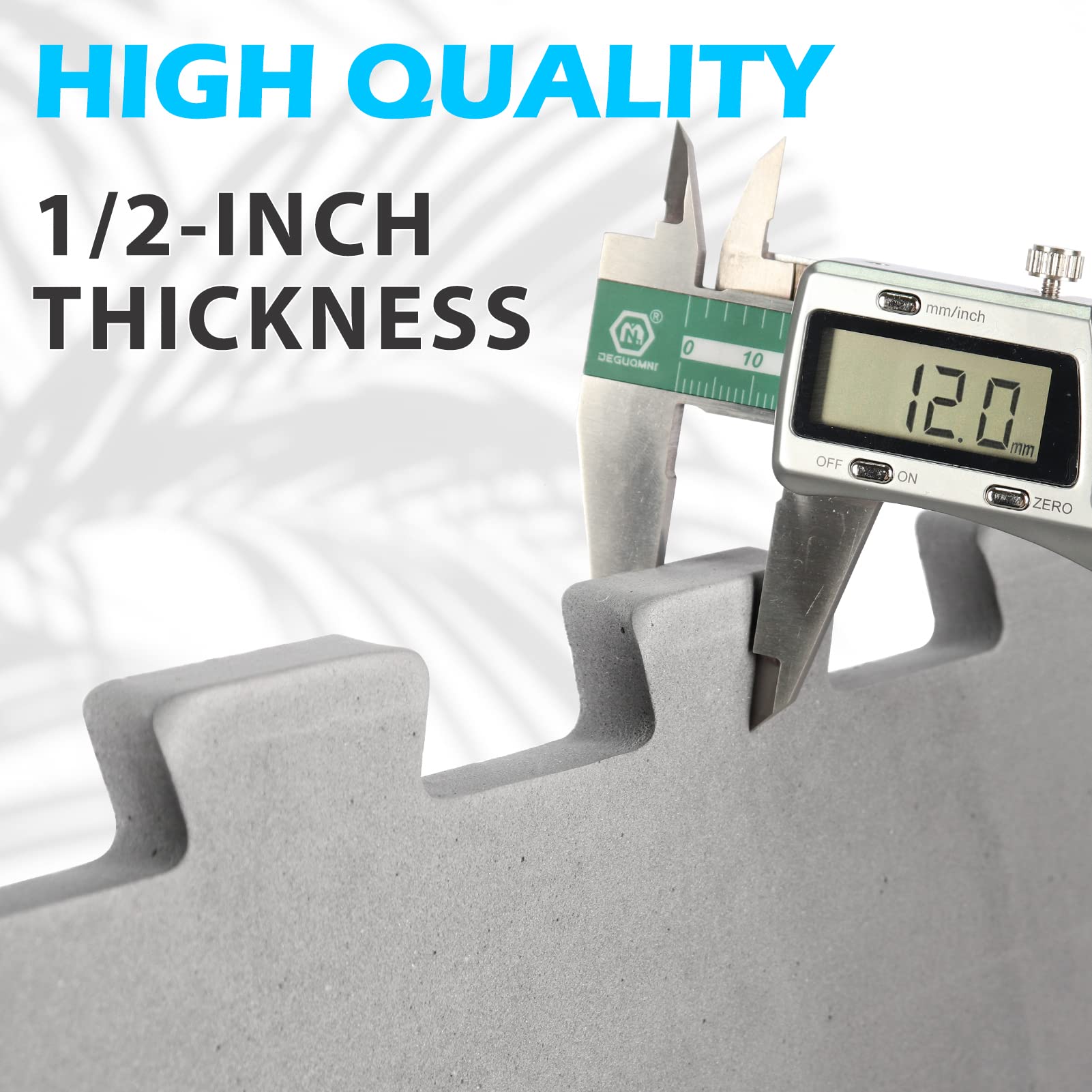 ZOMOFEW EVA foam surface provides durable, non-slip protection around the tub