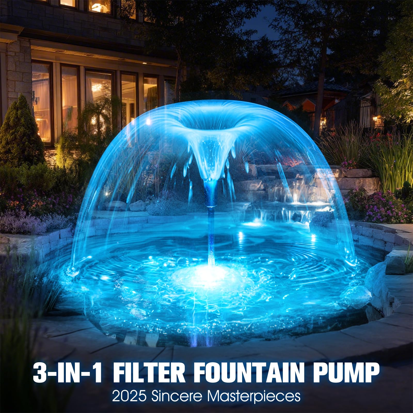 ZoneJoy adjustable flow valve lets you tailor lift height and spray direction.