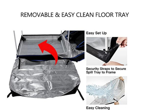 ZONEMEL easy-assembly tent frame for tool-free setup.