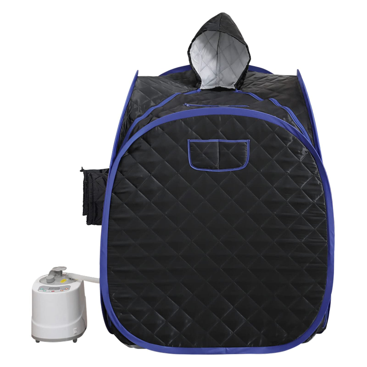ZONEMEL portable steam sauna folded design for easy storage and quick setup